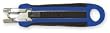 Westward 1YJF3 Safety Utility Knife, 3 1/2 In, Gray/Blue