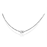 Sterling Silver Long Box Link 16 Necklace
