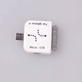 Neewer Dual Mini USB Female to Micro USB Male iPhone/iPod Dock Connector Adapter
