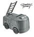 Mini Pewter Fire Truck Bank