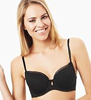Padded T-Shirt Balcony A-DD Bra with Modal