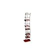 Atlantic Wave 1386   Click to enlarge Wave DVD Tower (Black Steel/Cherry Wood Base )
