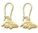 Baltimore Ravens Team Logo Earrings In 14kt Gold