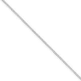 Sterling Silver Chain Necklace - 16 Inch - 0.8mm - Lobster Claw