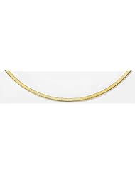 4mm Cubetto (Flexible) Omega Necklace 18"