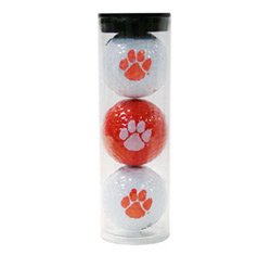 Team Golf Clemson Tigers -clear Ball Tube