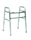 Heavy Duty Two Button Folding Walker - Adult