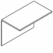 Bridge, 48x24x29-1/2, Medium Oak