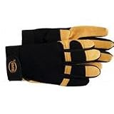 Deerskin Spandex Gloves, X-Large Tan