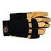 Deerskin Spandex Gloves, X-Large Tan