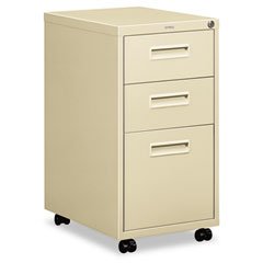 HON Embark Three-Drawer Pedestal File Putty