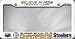 Pittsburgh Steelers Super Bowl XLIII Champions White Plastic License Plate Frame