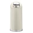 Rubbermaid Commercial Fire-Resistant Dome Receptacle, Round, Steel, 15 Gallons, Almond (R1536EGLA)