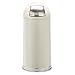 Rubbermaid Commercial Steel 15 Gallon Fire-Resistant Dome Waste Receptacle, Round, Almond