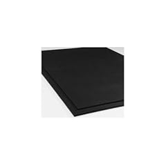 Gym Equipment Rubber Mat in Black Size: 0.75" Thick 