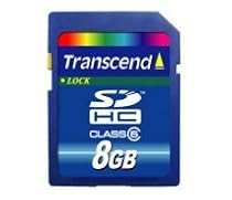 Transcend 8GB Secure Digital HC Memory Card