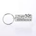 Nickel-Finish Key Chain - I Make the Difference