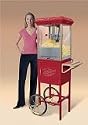 Nostalgis Electrics Old Fashioned Movie Time Popcorn Cart