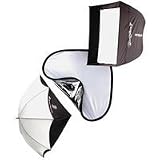 Westcott Portable Studio Kit 2 Standard (28 Recessed Apollo, 45 Halo & a 42 Silver/White Illuminator Reflector)