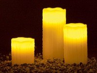 Lunartec LED-Echtwachskerzen & Fernbedienung