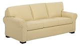 IMAGE OF Lauren Slipcover Queen Sleeper Sofa w/ Down Seat Upgrade