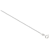 24" Sterling Silver 1mm Italian Box Chain, NICKEL FREE