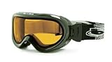 Bolle Boost Children's Ski Goggles - Shiny Black Gray Burst Frame & Citrus Lens
