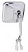 K Source 60021C OE Replacement Mirror 53-86 Jeep CJ, Stainless Steel (Foldaway), Passenger, Side, Manual