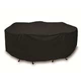 WeatherReady 108-Inch Round Table Cover, Black
