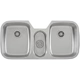 Undermount 16 Gauge Stainless Steel Triple Bowl Kitchen Sink