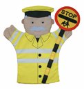 Childrens Toyshop  Toys : Flat Glove Puppet - Lollipop Man [Toy]
