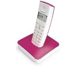 LOGICOM T&eacute;l&eacute;phone sans fil DECT Riva POP 250 - rose