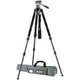 Miller Solo DV Carbon Fiber System, DS-20 Fluid Head with Solo DV 1501 Carbon Fiber Tripod with Soft Case, Supports 22 lbs.