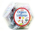 Organic Lollipops Assorted Bin 25 Ct