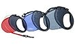 Flexi Comfort Belt 16-Feet Small Leash, 44-Pound, Red/Black