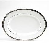 Noritake Chatelaine Platinum Large Oval Platter, 16
