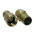 Impact Acoustics Hex Crimp F-Type Connector for RG59 - Antenna connector - F connector - ( RG-59 ) - anodized (pack of 50 )