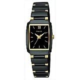Pulsar Women's PTC383 Dress Black Ion Plated Stainless Steel Watch
