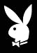 Playboy (Bunny Logo B&W) Art Poster Print - 14