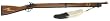 INDIAN FRONTIER RIFLE 37" Toy Replica CAP GUN Wood & Steel