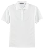 NEW Port Authority - Ladies Dry Zone Ottoman Sport Shirt White-1X
