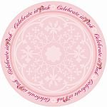 Pink Ribbon Dessert Plate