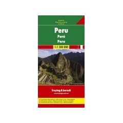 Freytag Berndt Autokarten, Peru 1:1.200.000: Touristische Informationen. Entfernungen in km. Nationalparks