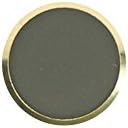 Uhippo Home Button Sticker(Support Fingerprint Indentification System)for iPhone 5s iphone 6 iphone 6 plus iPad Air 2 iPad Mini 3 (Gold Ring Grey Button)-Retail Packaging
