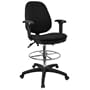 Ergonomic Multi Function Triple Paddle Drafting Stool with Adjustable Foot Ring and Arms [KC-B802M1KG-ARMS-GG]