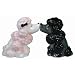 Kissing Pink Poodle Dog Salt & Pepper Shakers S/P