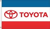 3x5 FT Toyota Flag Sewn Stripes Custom Colors Available US Made