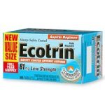 Ecotrin Safety Coated Aspirin Tablets, Low Strength, 81 mg, 365-Count Bottles (Pack of 2)