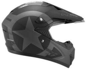KBC SUPER-X7 STLTH MT BLACK LG MOTORCYCLE Off-Road-Helmet