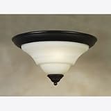 Biscayne Collection Imperial Bronze Finish Ceiling Light Fixture - QUZ-BC1499IB